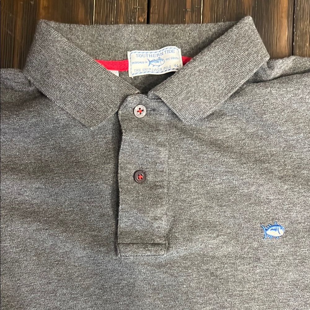 Southern Tide Charcoal Polo Shirt